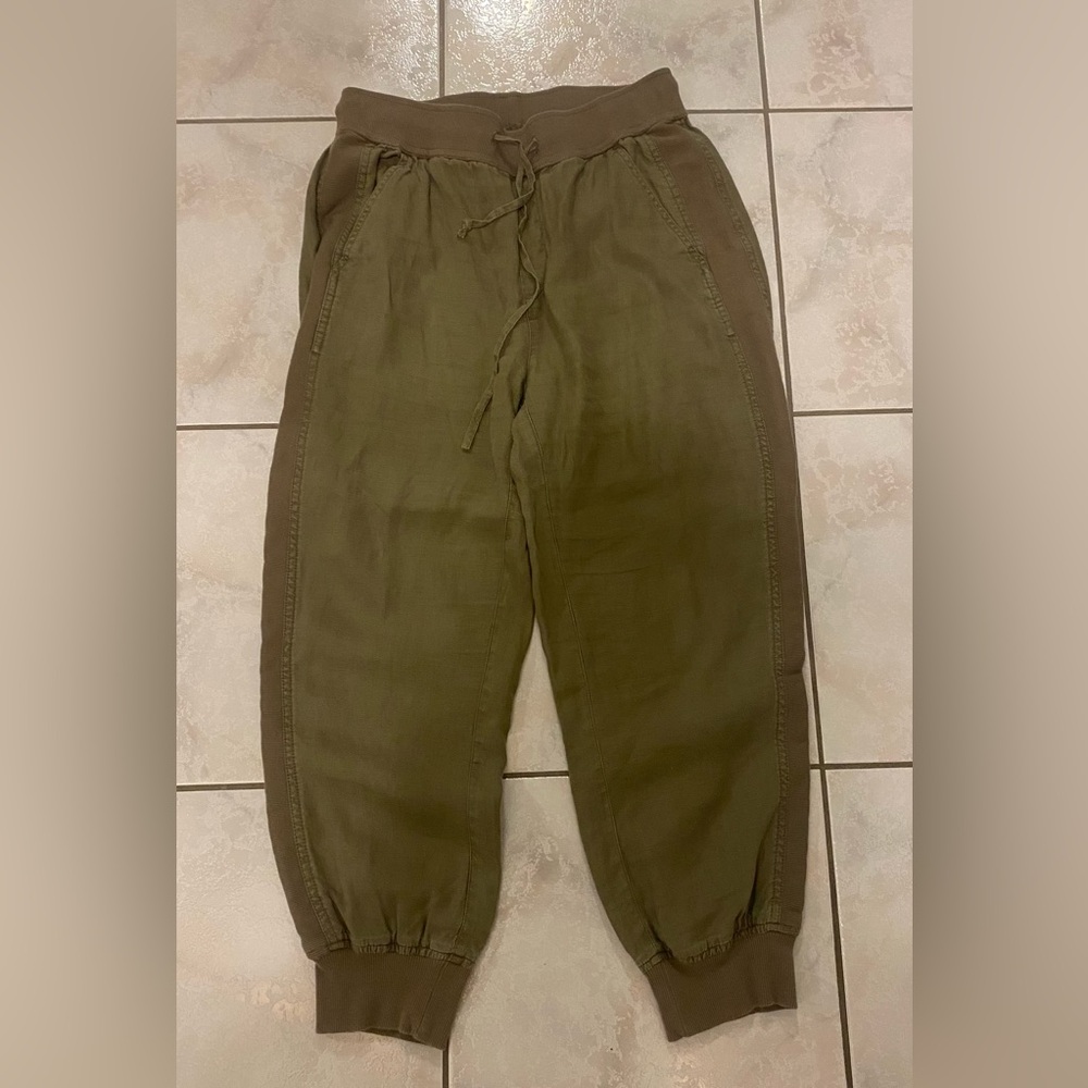 Women's Olive Barrel Pants